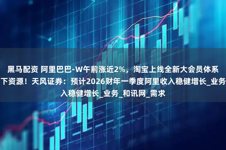黑马配资 阿里巴巴-W午前涨近2%，淘宝上线全新大会员体系打通阿里系旗下资源！天风证券：预计2026财年一季度阿里收入稳健增长_业务_和讯网_需求