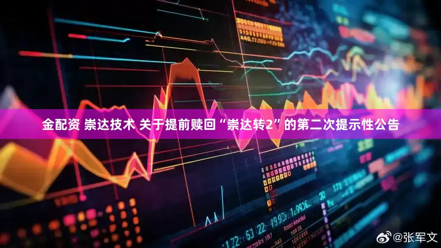 金配资 崇达技术 关于提前赎回“崇达转2”的第二次提示性公告